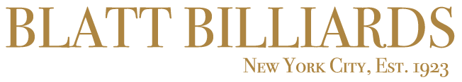 Blatt Billiards New York City Est 1923 Logo